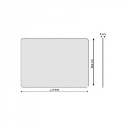 Matrícula acrílica para moto o scooter 2