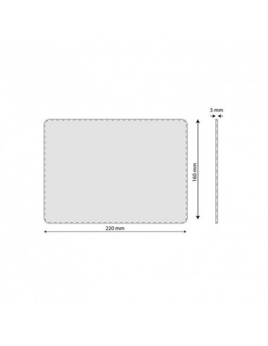 Matrícula acrílica para moto o scooter