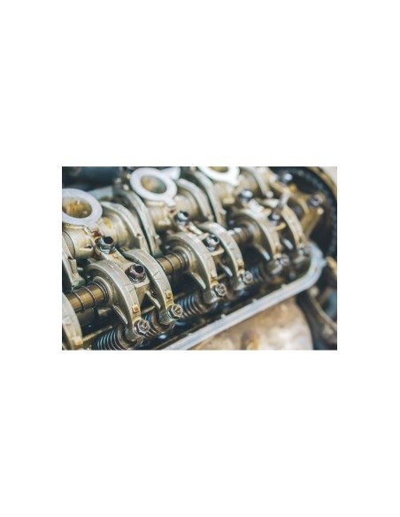 motor despues de la aplicación de MF 957 Limpiador interior de motor 200 ml