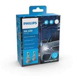 Philips Ultinon Pro6000 - Lámpara H4 LED para las luces principales del coche